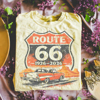 Route 66 Centennial T-shirt PNG, Vintage Americana Road Trip digital download, Men's Graphic, Classic Car, Arizona PNG, Family Vacation