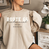 100 Years Anniversary Route 66 Centennial Shirt 1926-2026, Vintage Americana Road Trip Tee, Historic Highway Graphic Tee