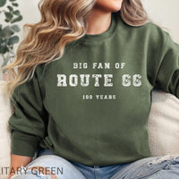 Route 66 Centennial Shirt, Big Fan of Route66, RT 66 100 Years Tee, Americana Road Trip T-Shirt