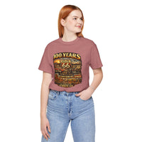 Route 66 Centennial 100 Years T-Shirt | Vintage Roadtrip Tee