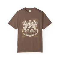 Route 66 Shield 100 Years T-shirt Vintage Highway Anniversary Tee Road Trip Shirts