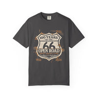 Route 66 Shield 100 Years T-shirt Vintage Highway Anniversary Tee Road Trip Shirts