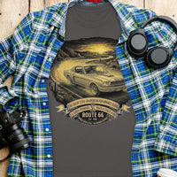 1966 Shelby GT350 T-Shirt, Route 66 Vintage Muscle Car Tee, Cobra Powered Legend, Classic Hot Rod Fastback Lover Gift