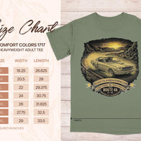 1966 Shelby GT350 T-Shirt, Route 66 Vintage Muscle Car Tee, Cobra Powered Legend, Classic Hot Rod Fastback Lover Gift