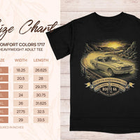 1966 Shelby GT350 T-Shirt, Route 66 Vintage Muscle Car Tee, Cobra Powered Legend, Classic Hot Rod Fastback Lover Gift