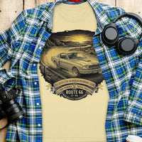 1966 Shelby GT350 T-Shirt, Route 66 Vintage Muscle Car Tee, Cobra Powered Legend, Classic Hot Rod Fastback Lover Gift