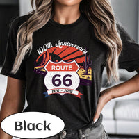 Route 66 100th Anniversary T-shirt | Vintage Desert Road Graphic