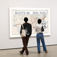Route 66 map from 1926 to 2026 (instant download)