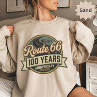 Route 66 T-Shirts Sweatshirt: 100 Year Anniversary, Classic Car, Highway