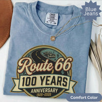 Route 66 T-Shirts Sweatshirt: 100 Year Anniversary, Classic Car, Highway