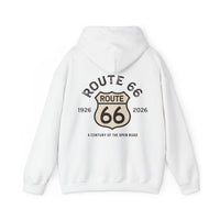 Route 66 Centennial Hoodie 1926-2026 | 100 Years of the Open Road Sweatshirt | Vintage Americana Road Trip Pullover | Unisex Graphic Hoodie