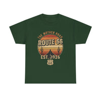Vintage Route 66 T-Shirt - Desert Sunset Graphic Tee, The Mother Road Est 1926, Retro Americana Road Trip Shirt, Gift for Travelers