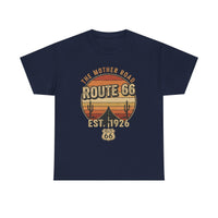 Vintage Route 66 T-Shirt - Desert Sunset Graphic Tee, The Mother Road Est 1926, Retro Americana Road Trip Shirt, Gift for Travelers