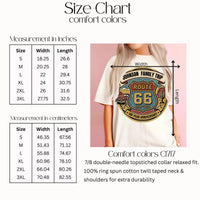 Route 66 T-Shirts Sweatshirt: Family name personalized , Anniversary, Classic Car, Retro
