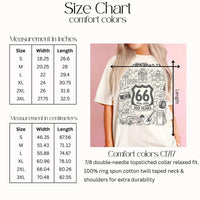 Personalized name Route 66 T-Shirts Sweatshirt: Vintage American Road Trip, Centennial Anniversary Design