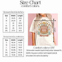 Route 66 comfort color T-Shirts Sweatshirt Centennial Celebration 1926-2026 Vintage Desert Floral Design