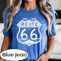 Route 66 100th Anniversary T-shirt | Vintage Desert Road Graphic
