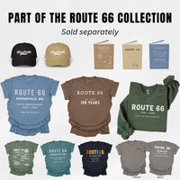 Route 66 Centennial Shirt, Big Fan of Route66, RT 66 100 Years Tee, Americana Road Trip T-Shirt