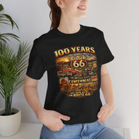 Route 66 Centennial 100 Years T-Shirt | Vintage Roadtrip Tee