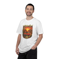 Route 66 Sunset Classic Car T-shirt | Mother Road Vintage Roadtrip