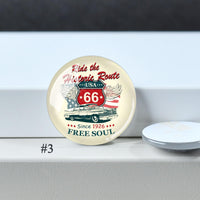 Route 66 Cabochon, New Mexcio Glass Dome, 100th Anniversary 10mm - 40mm Photo Paper Glass Dome, Image Glass Cameo Accessory -DN4447