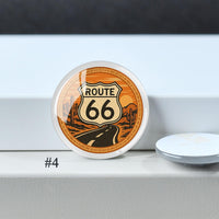 Route 66 Cabochon, New Mexcio Glass Dome, 100th Anniversary 10mm - 40mm Photo Paper Glass Dome, Image Glass Cameo Accessory -DN4447