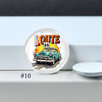 Route 66 Cabochon, New Mexcio Glass Dome, 100th Anniversary 10mm - 40mm Photo Paper Glass Dome, Image Glass Cameo Accessory -DN4447