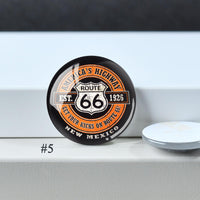 Route 66 Cabochon, New Mexcio Glass Dome, 100th Anniversary 10mm - 40mm Photo Paper Glass Dome, Image Glass Cameo Accessory -DN4447