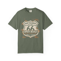 Route 66 Shield 100 Years T-shirt Vintage Highway Anniversary Tee Road Trip Shirts