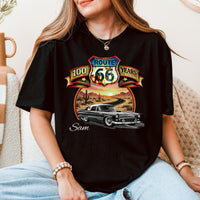 Route 66 T-Shirt, Personalized Classic Car Anniversary Celebration shirt