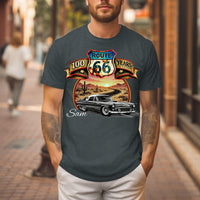 Route 66 T-Shirt, Personalized Classic Car Anniversary Celebration shirt