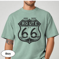 Route 66 100th Anniversary T-shirt | Vintage Desert Road Graphic