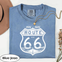 Route 66 100th Anniversary T-shirt | Vintage Desert Road Graphic