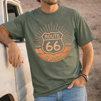 Route 66 100 Year Anniversary Shirt 1926-2026 Vintage Route 66 Tee America's Highway Road Trip Shirt Retro Travel T-Shirt