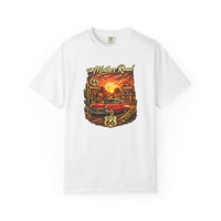 Route 66 Sunset Classic Car T-shirt | Mother Road Vintage Roadtrip