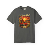 Route 66 Sunset Classic Car T-shirt | Mother Road Vintage Roadtrip