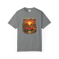 Route 66 Sunset Classic Car T-shirt | Mother Road Vintage Roadtrip