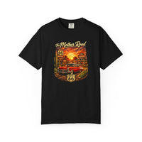 Route 66 Sunset Classic Car T-shirt | Mother Road Vintage Roadtrip