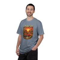 Route 66 Sunset Classic Car T-shirt | Mother Road Vintage Roadtrip