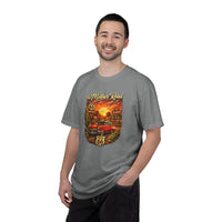 Route 66 Sunset Classic Car T-shirt | Mother Road Vintage Roadtrip
