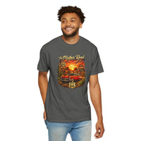 Route 66 Sunset Classic Car T-shirt | Mother Road Vintage Roadtrip