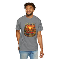 Route 66 Sunset Classic Car T-shirt | Mother Road Vintage Roadtrip