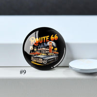 Route 66 Cabochon, New Mexcio Glass Dome, 100th Anniversary 10mm - 40mm Photo Paper Glass Dome, Image Glass Cameo Accessory -DN4448