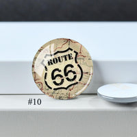 Route 66 Cabochon, New Mexcio Glass Dome, 100th Anniversary 10mm - 40mm Photo Paper Glass Dome, Image Glass Cameo Accessory -DN4448