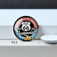 Route 66 Cabochon, New Mexcio Glass Dome, 100th Anniversary 10mm - 40mm Photo Paper Glass Dome, Image Glass Cameo Accessory -DN4448
