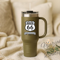 Route 66 Shield 100th Anniversary 2026 Travel Mug