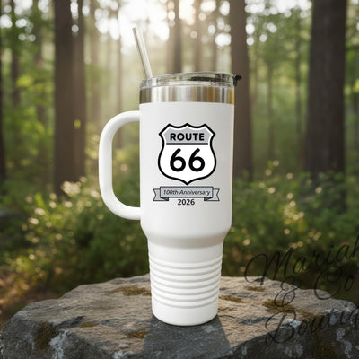 Route 66 Shield 100th Anniversary 2026 Travel Mug