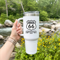 Route 66 Shield 100th Anniversary 2026 Travel Mug