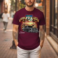 Route 66 T-Shirt, Personalized Classic Car Anniversary Celebration shirt