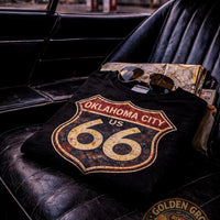 Oklahoma City Route 66 Shirt | Vintage Route 66 Tee | Retro Road Trip Shirt | Oklahoma Gift | Historic US 66 Travel Tee | Unisex Tee